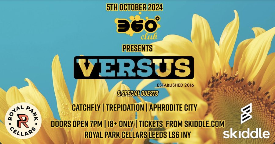 Versus with Catchfly, Trepidation and Aphrodite City — Royal Park Cellars, Leeds, 5 October 2024